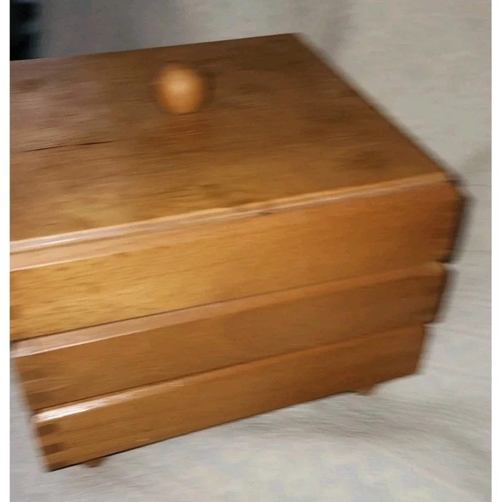 Hold Everything Stacking Jewelry Box Wood Grannycore Organizer Vtg Y2K Poland